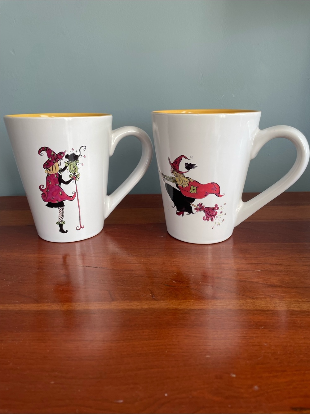 Halloween Rosanna Glamour Witch Collection Pair Of Mugs
